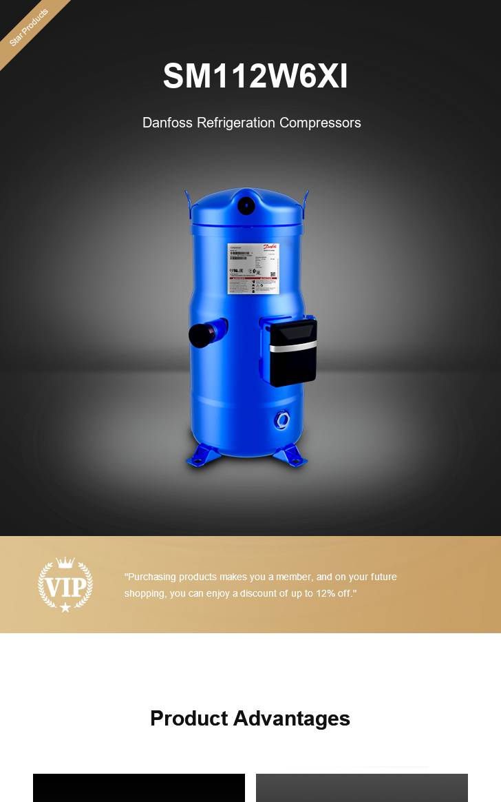 Danfoss Compressor SM112W6XI, technical parameters pdf, structure diagram